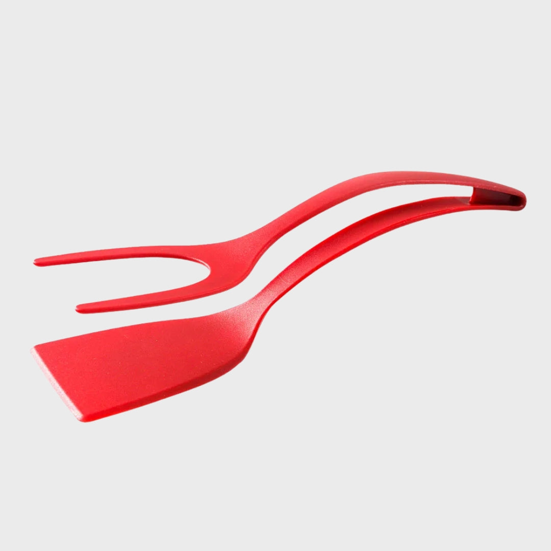 2-in-1 Nylon Spatula Tongs – Flip & Grip Kitchen Tool
