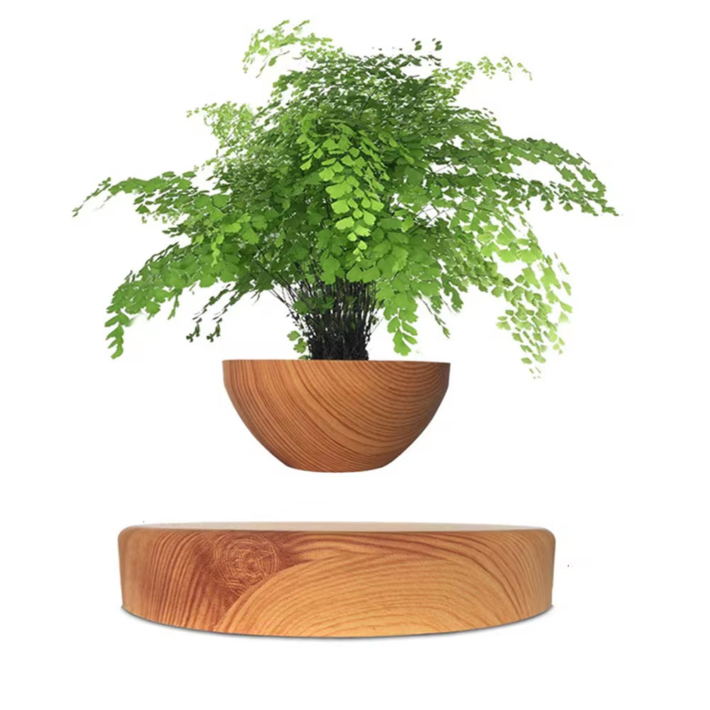 Rotating Floating Plant Planter - Magnetic Suspension
