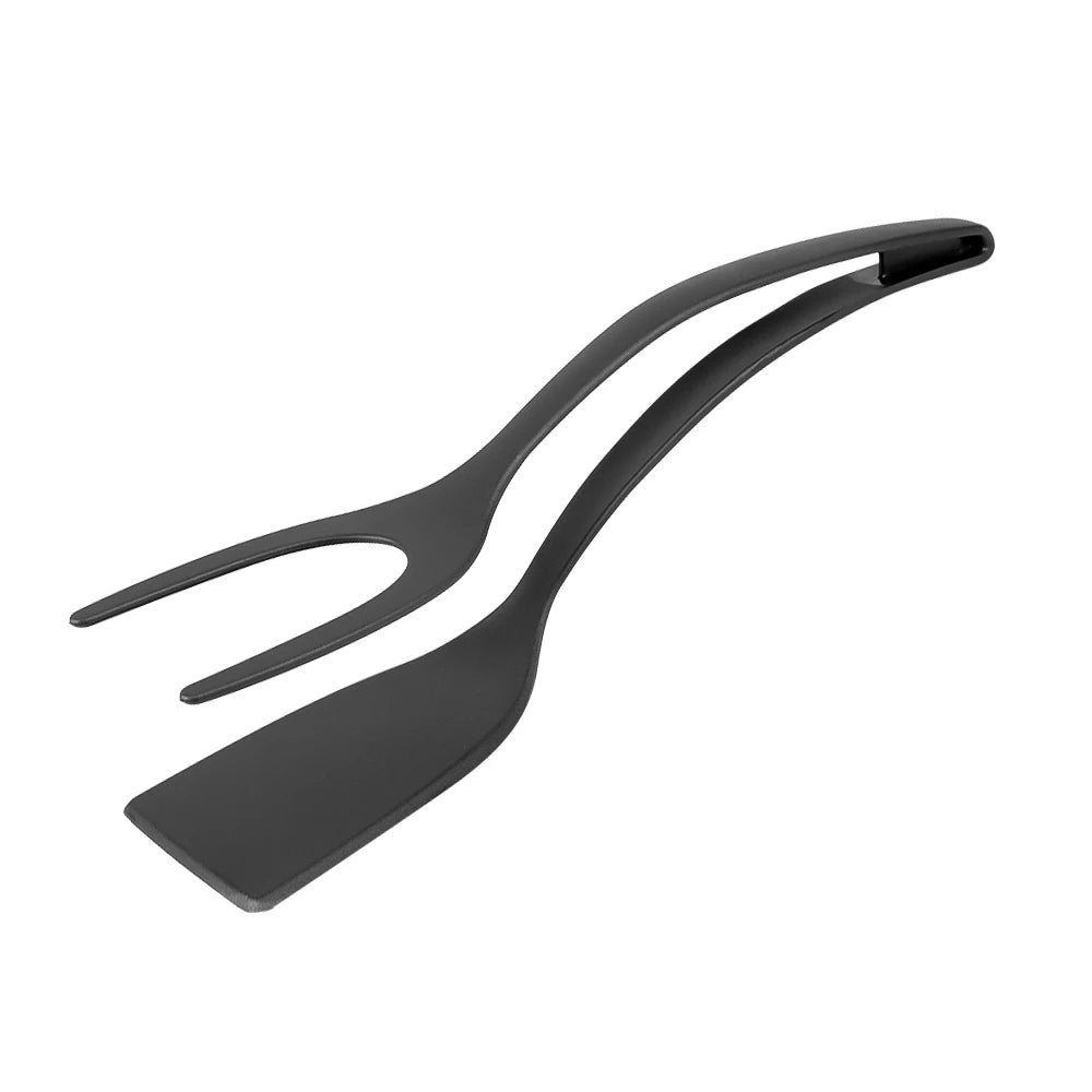 2-in-1 Nylon Spatula Tongs – Flip & Grip Kitchen Tool