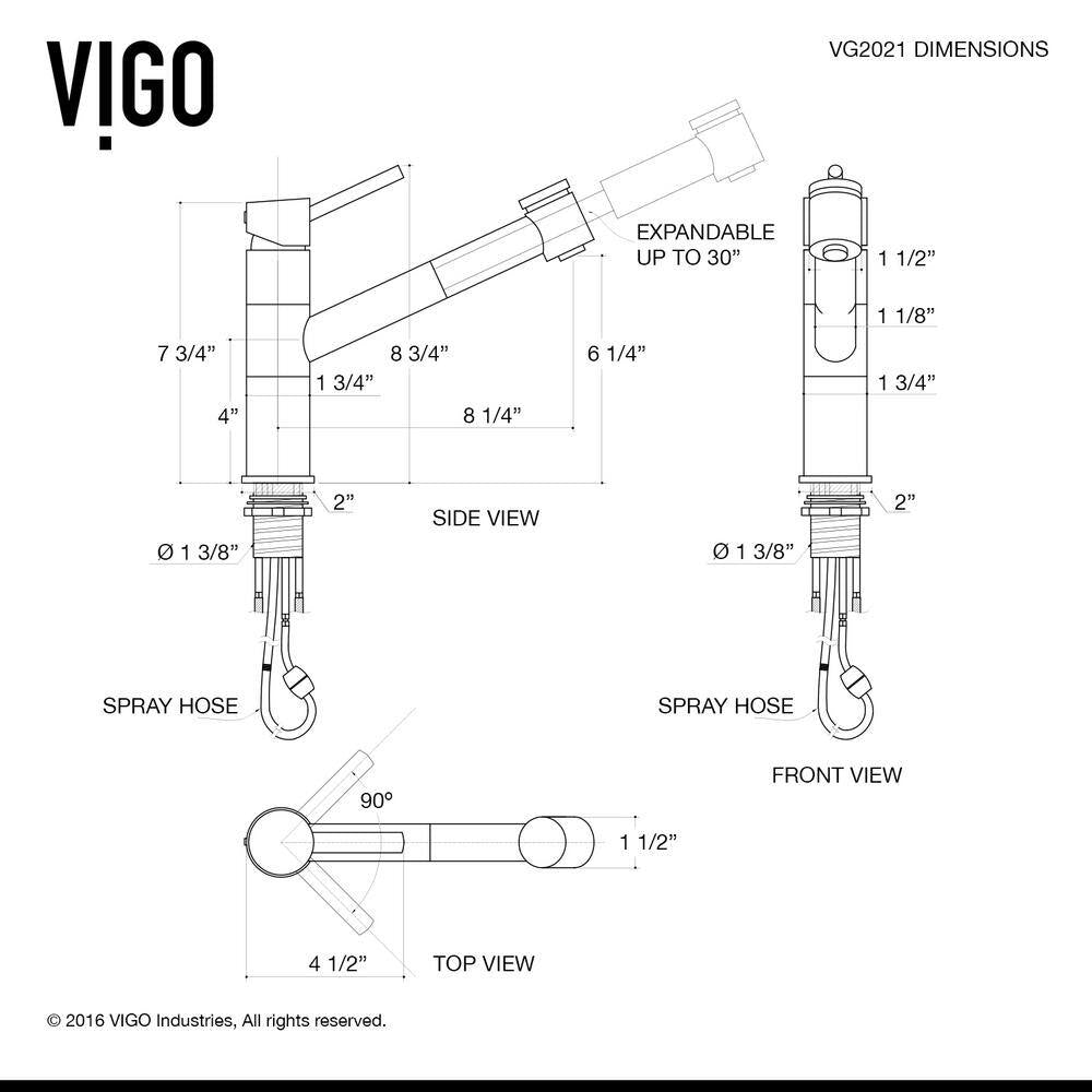 Branson Single-Handle Pull-Out Kitchen Faucet