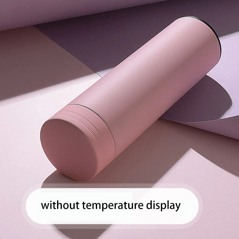 Smart Stainless Steel Water Bottle with Temperature Display