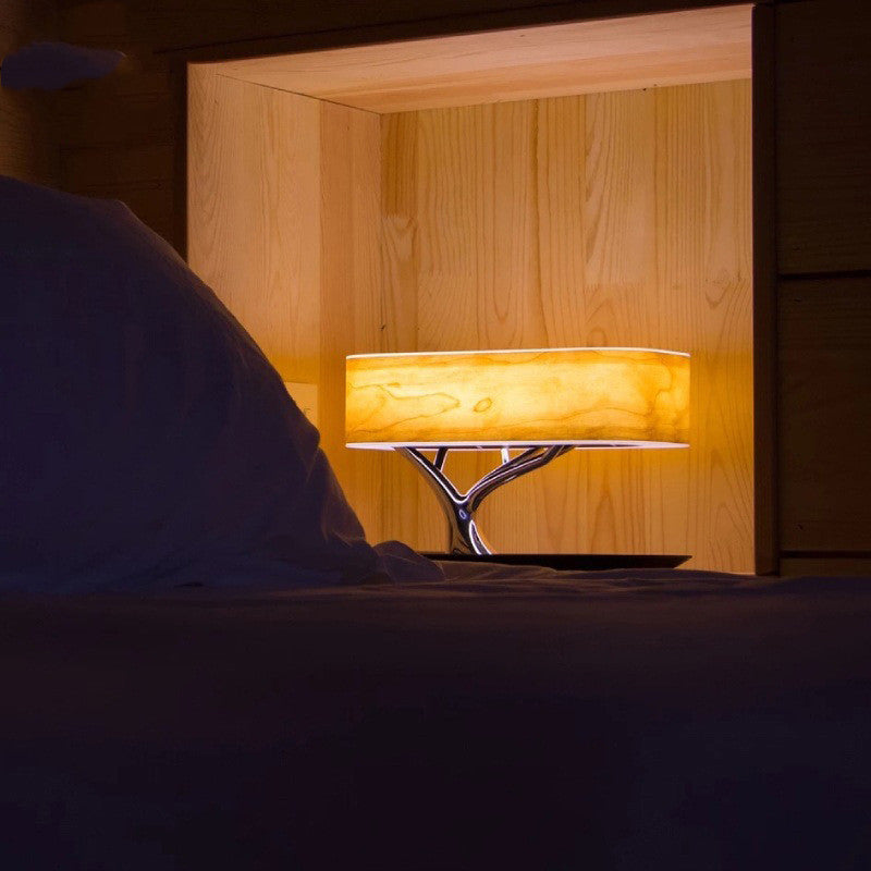 Wireless-Charging Minimalist Bedside Lamp