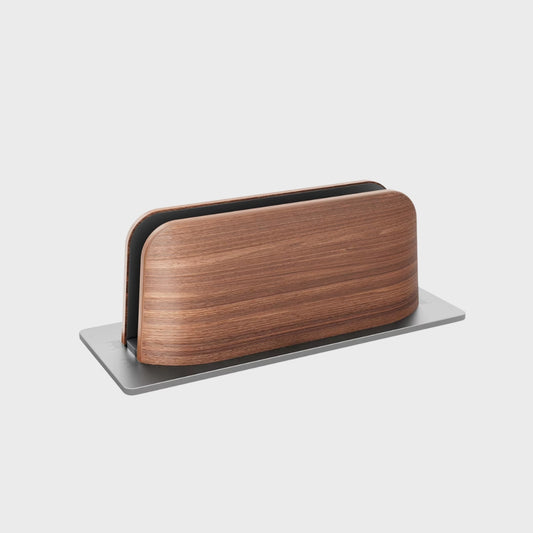 Walnut Vertical Laptop Holder