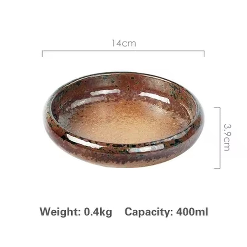 Retro Ceramic Plate Set