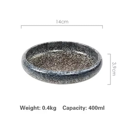 Retro Ceramic Plate Set