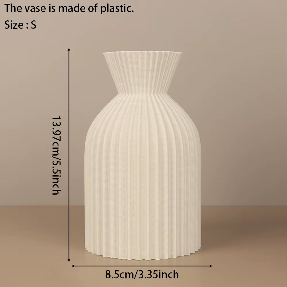 Striped Ceramic Vase