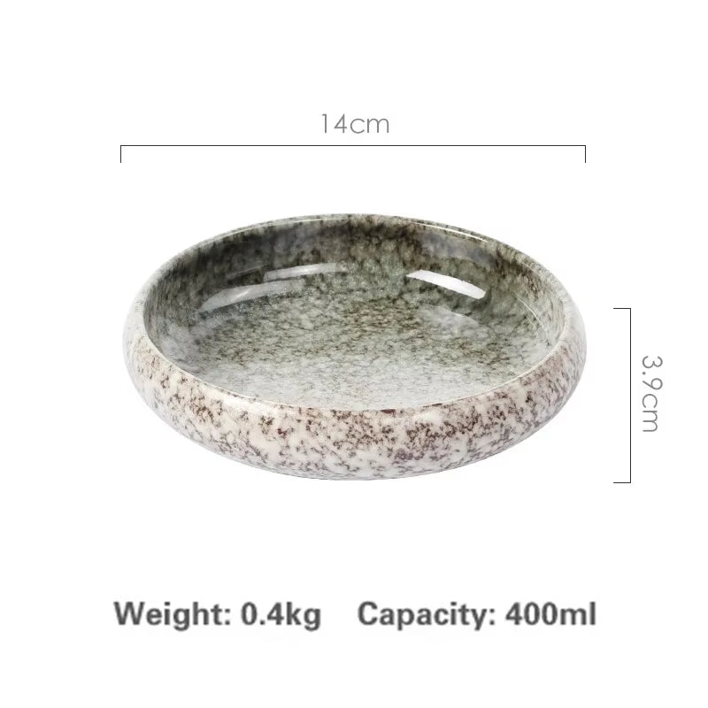 Retro Ceramic Plate Set