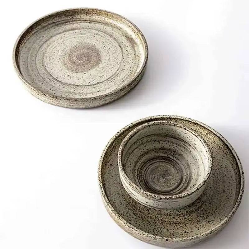 Retro Handmade Stoneware Tableware