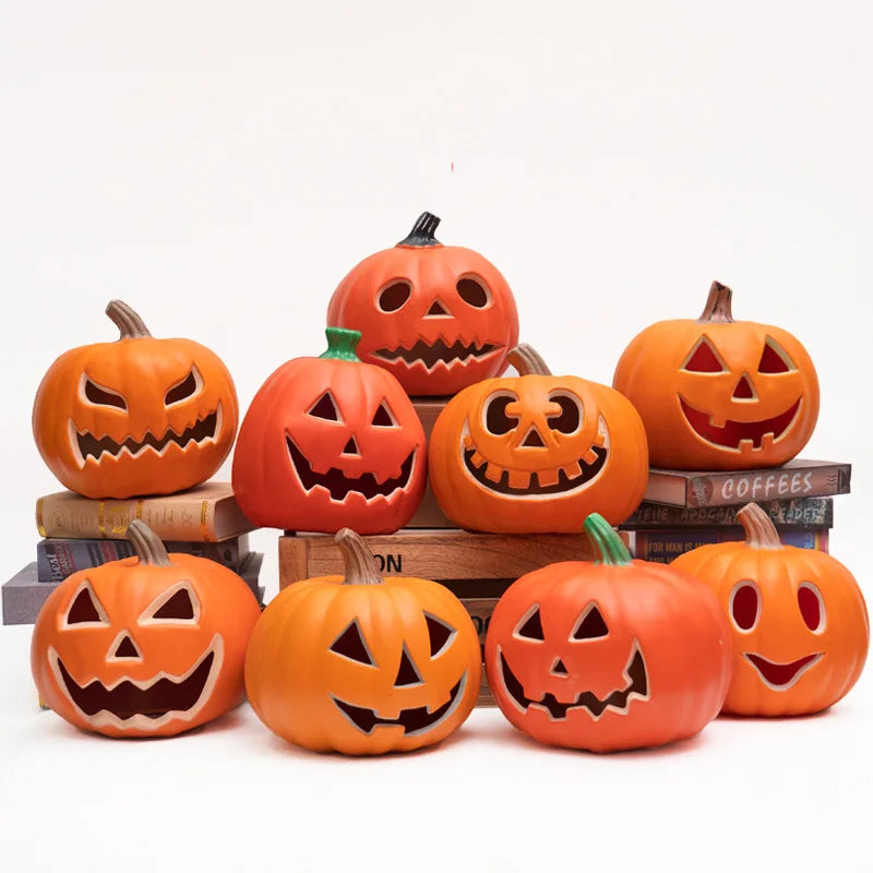Glow-in-the-Dark Halloween Pumpkin Lamp