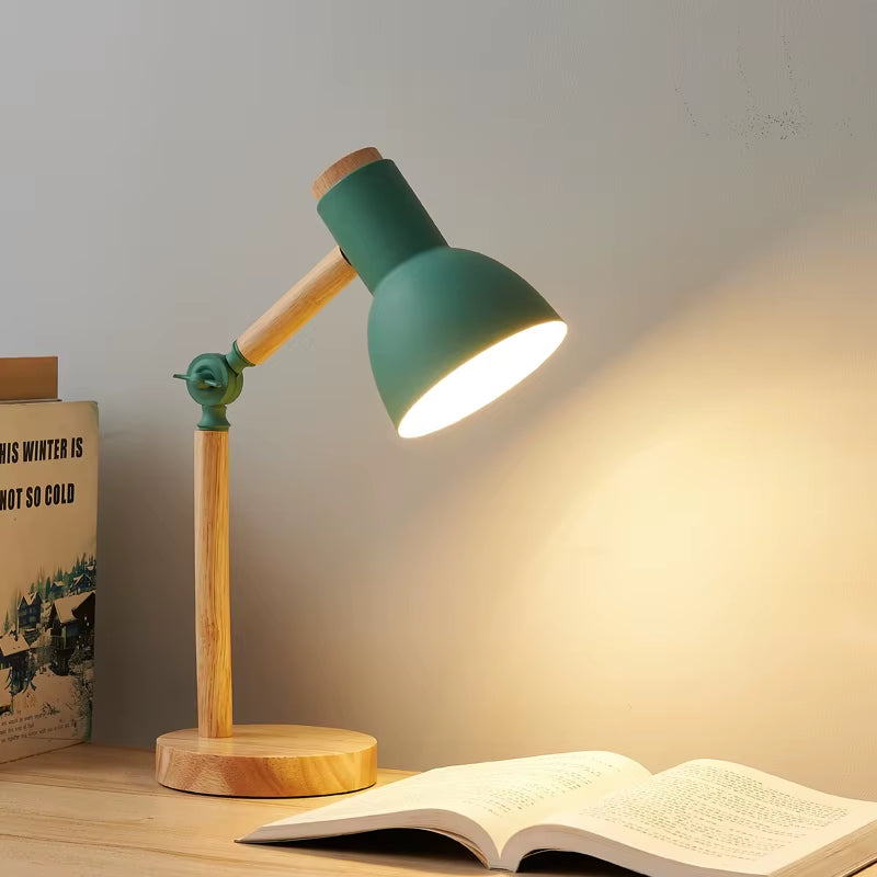 Nordic Wooden LED Table Lamp