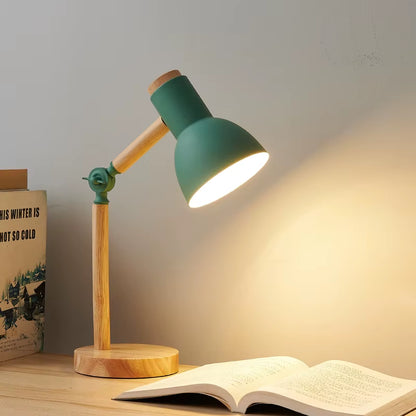 Nordic Wooden LED Table Lamp