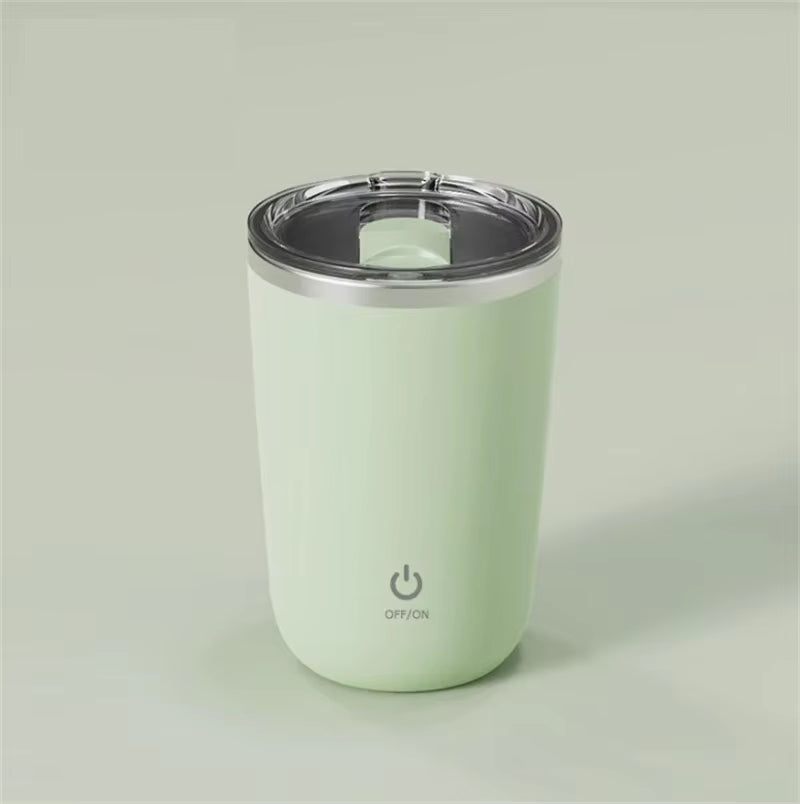 Self-Stirring Stainless Steel Mug
