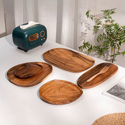 Irregular Wood Serving Plates