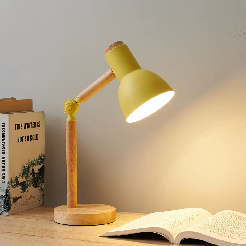 Nordic Wooden LED Table Lamp