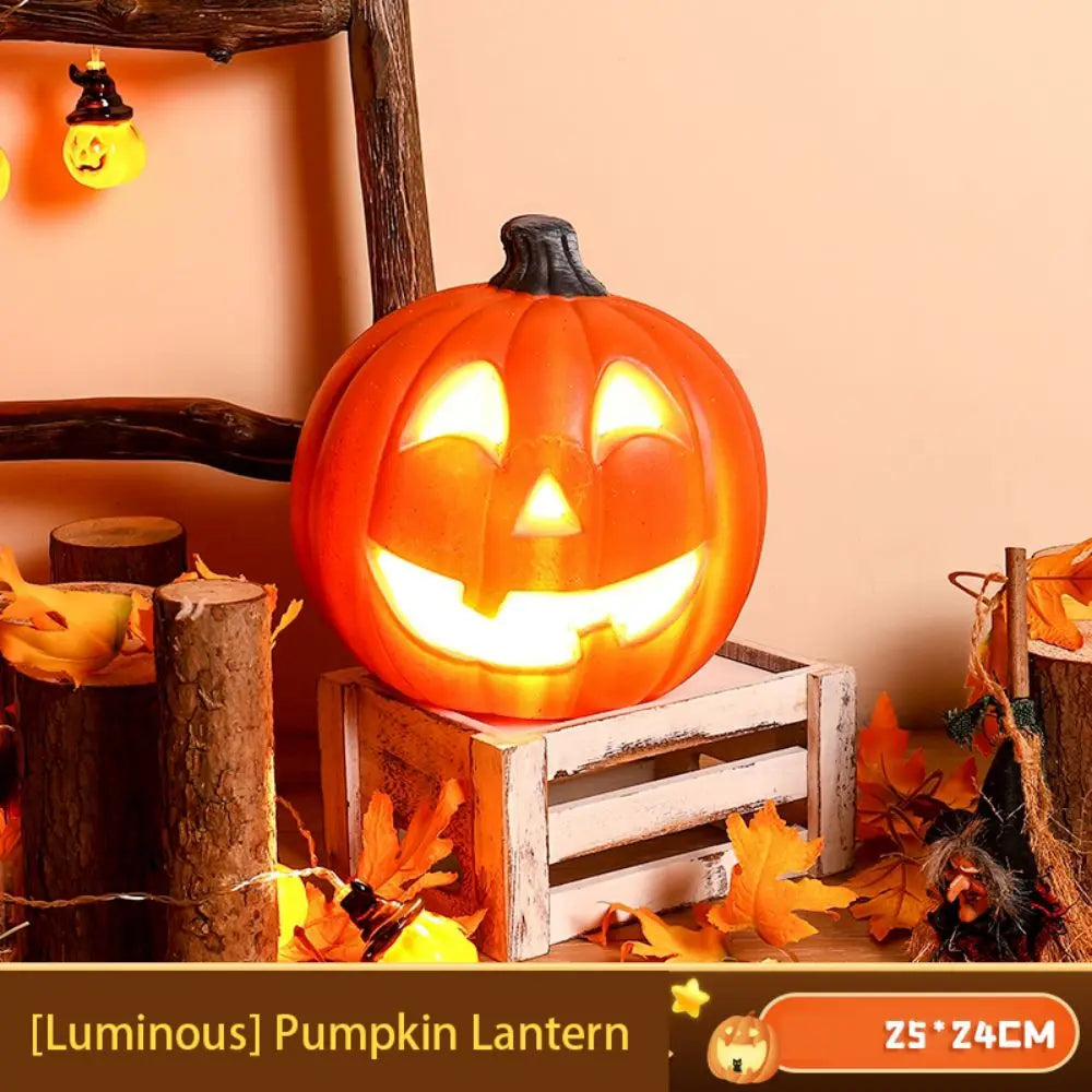 Glow-in-the-Dark Halloween Pumpkin Lamp