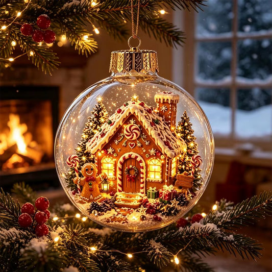 Santa Claus Christmas Ball Ornament