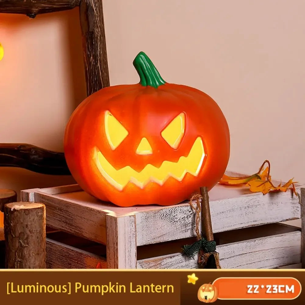 Glow-in-the-Dark Halloween Pumpkin Lamp