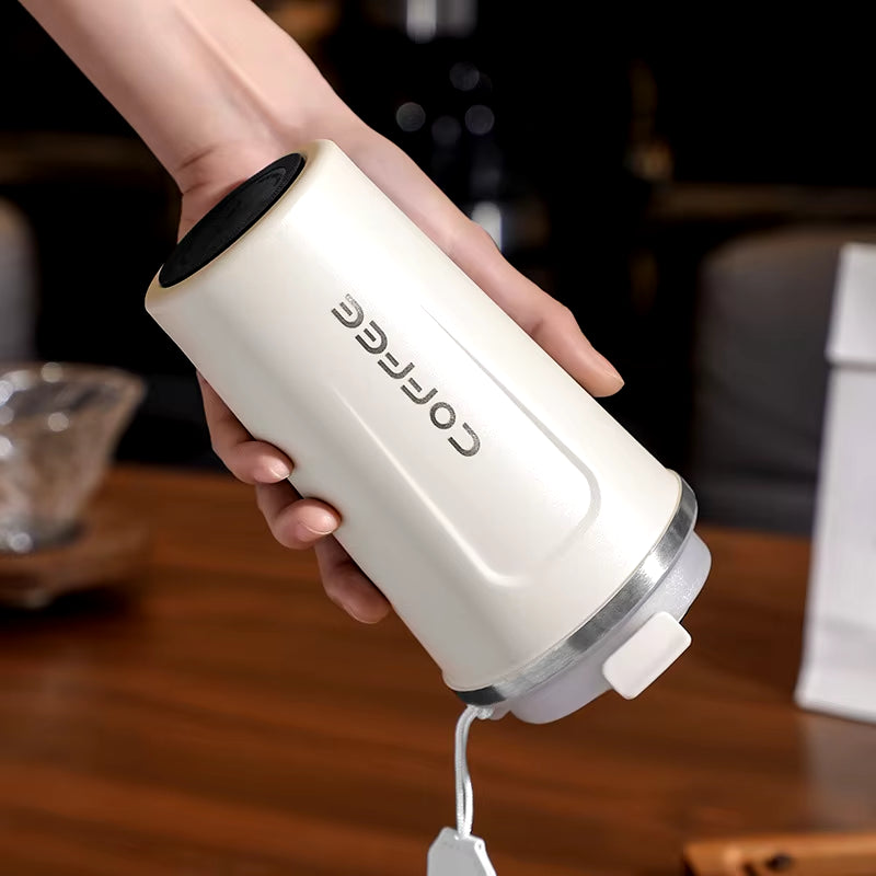 Stainless Steel Smart Thermos with Temperature Display