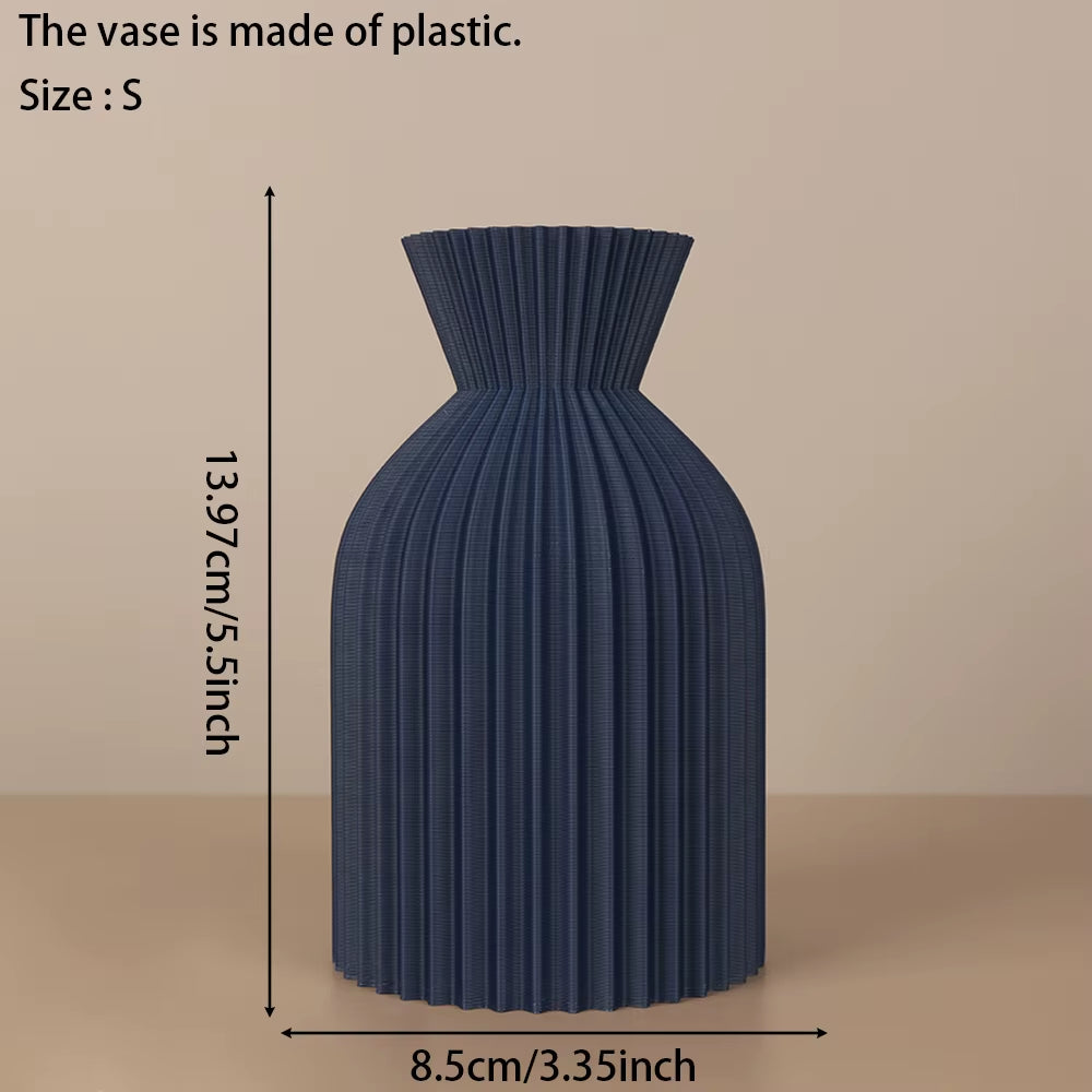 Striped Ceramic Vase