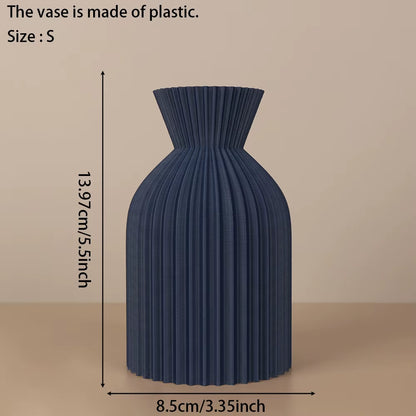 Striped Ceramic Vase