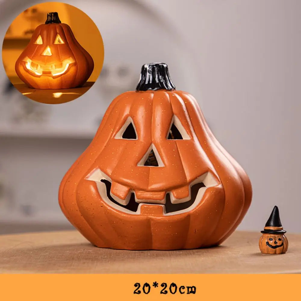 Glow-in-the-Dark Halloween Pumpkin Lamp