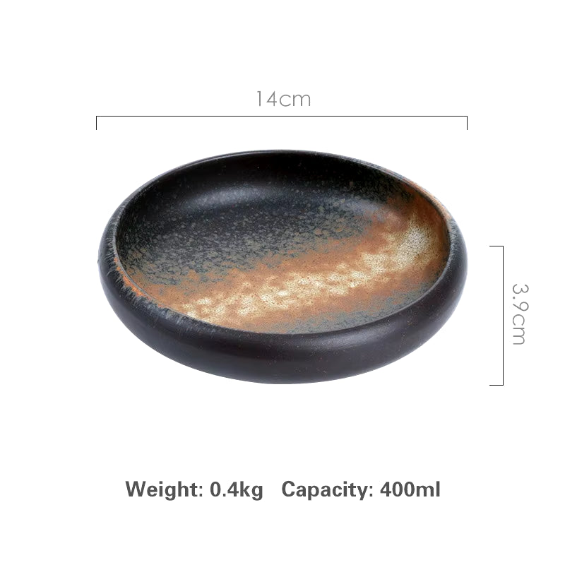 Retro Ceramic Plate Set
