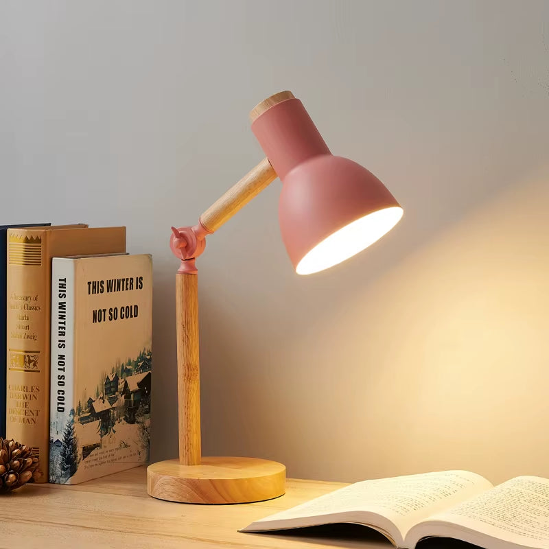 Nordic Wooden LED Table Lamp