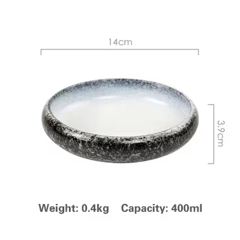 Retro Ceramic Plate Set