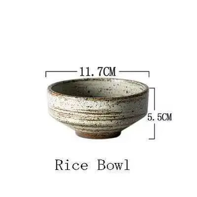 Retro Handmade Stoneware Tableware