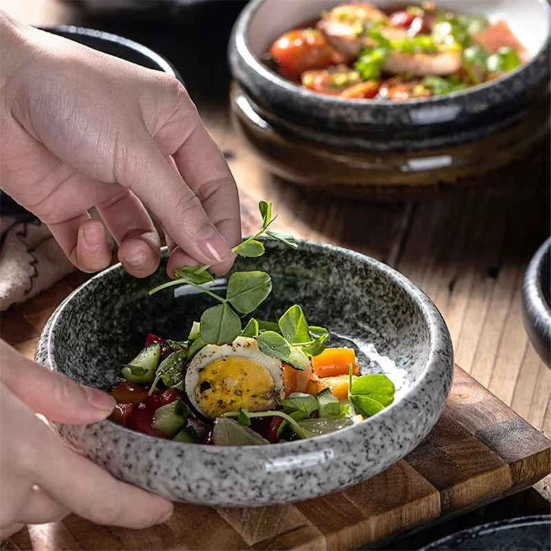 Retro Ceramic Plate Set