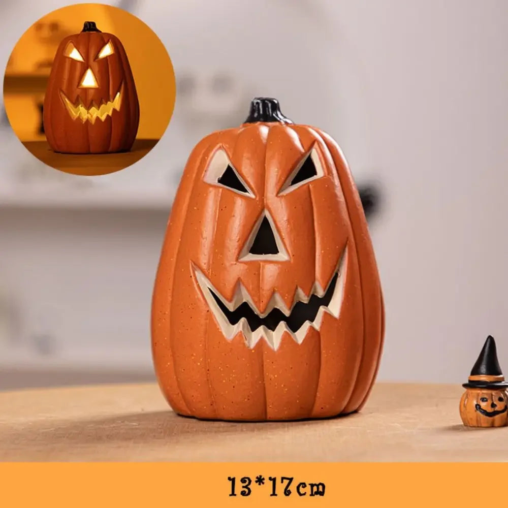 Glow-in-the-Dark Halloween Pumpkin Lamp