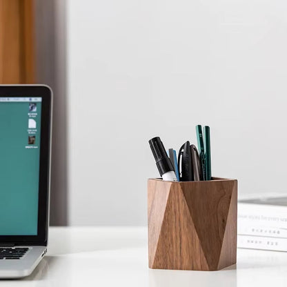  Walnut Wood Pen Holder