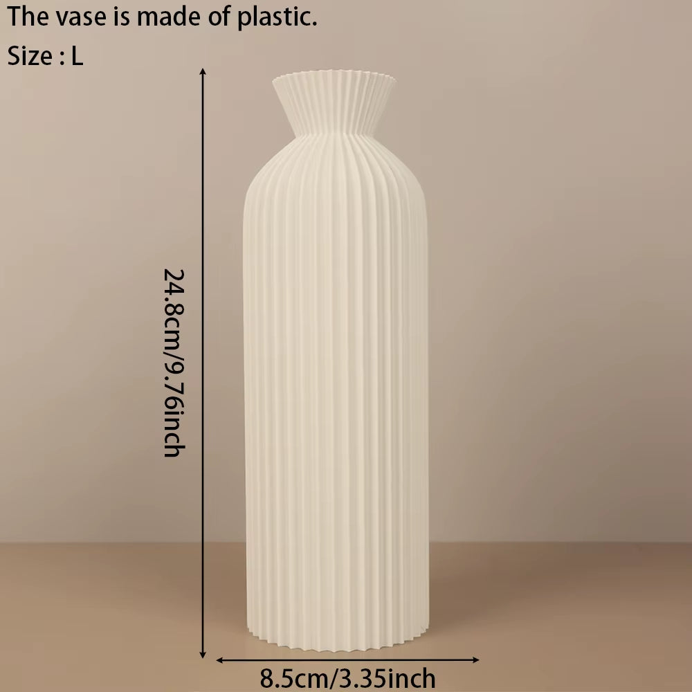 Striped Ceramic Vase