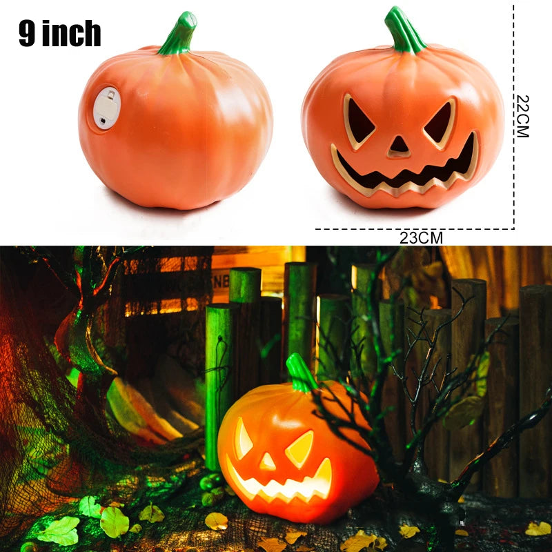Glow-in-the-Dark Halloween Pumpkin Lamp