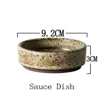 Retro Handmade Stoneware Tableware