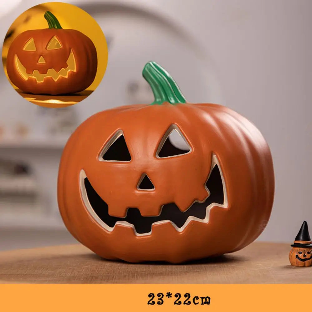 Glow-in-the-Dark Halloween Pumpkin Lamp