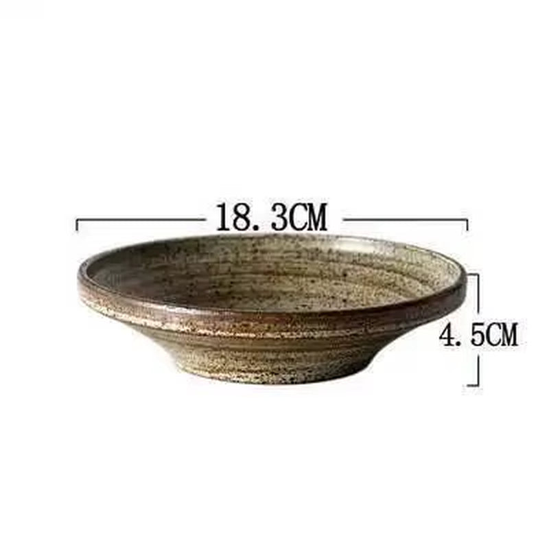 Retro Handmade Stoneware Tableware