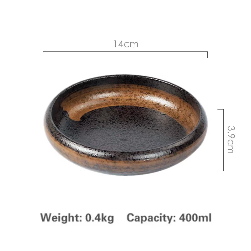 Retro Ceramic Plate Set