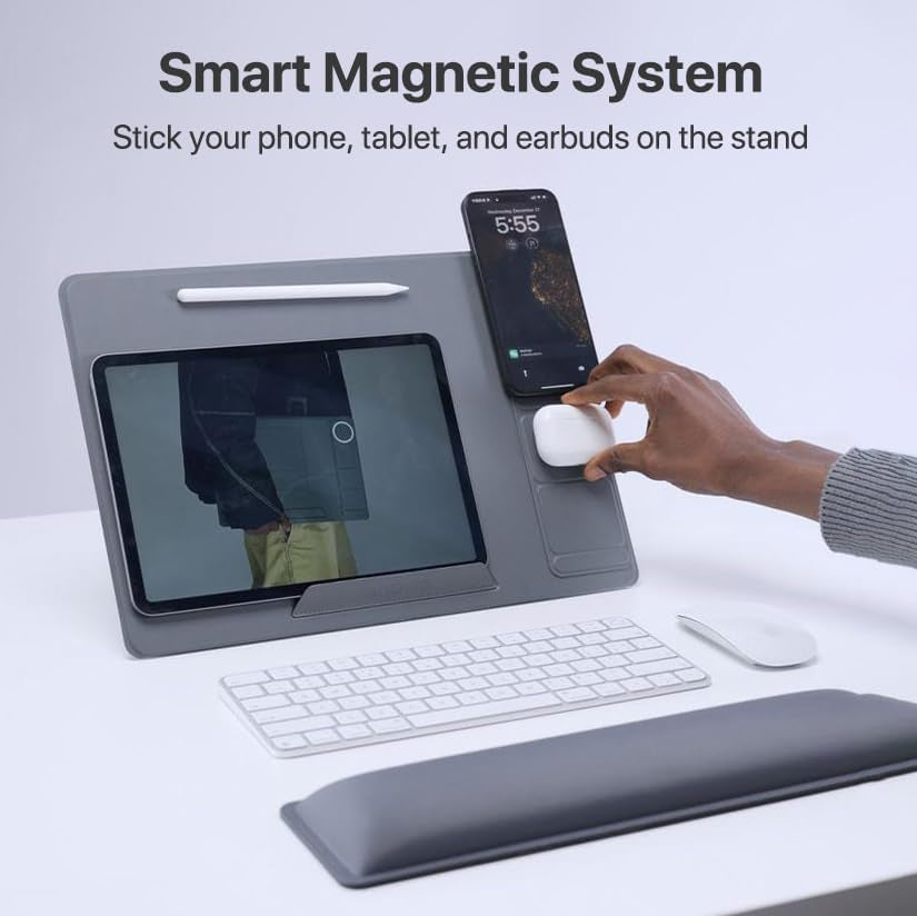 Magno Magnetic Laptop Stand – Adjustable & Portable