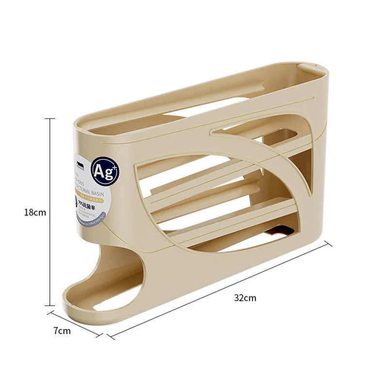 4-Tier Automatic Rolling Egg Rack