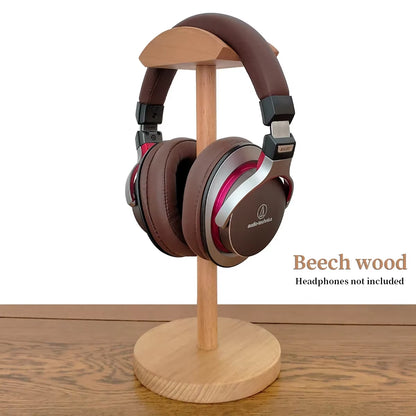Walnut/Mahogany Wood Headphone Stand