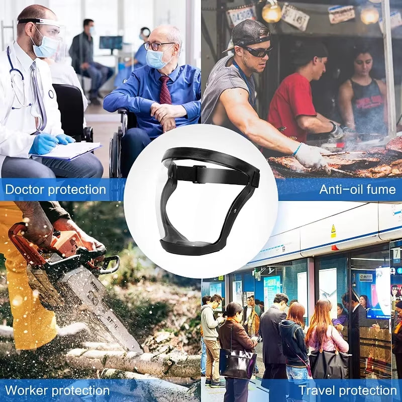 Transparent Full Face Shield