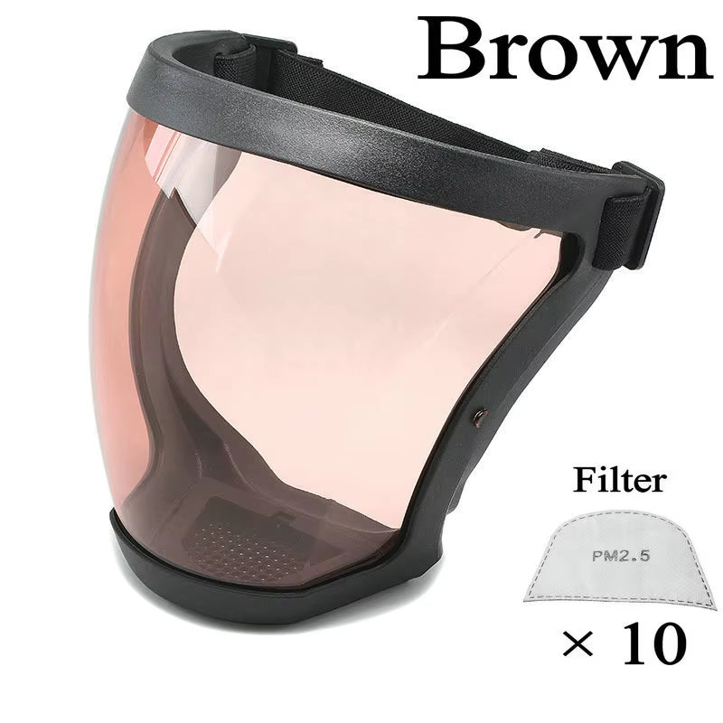 Transparent Full Face Shield