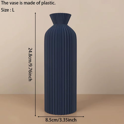 Striped Ceramic Vase