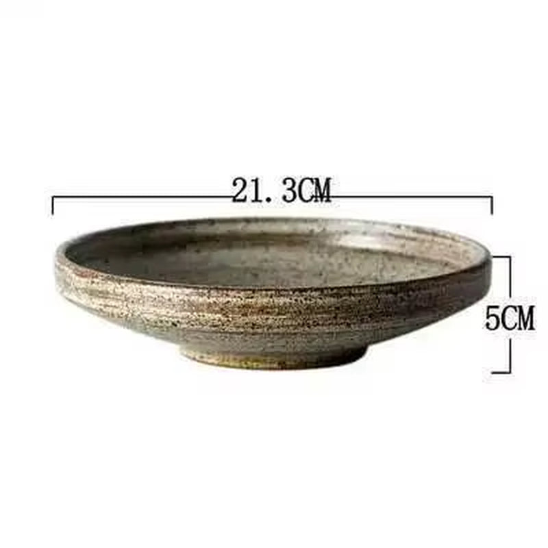 Retro Handmade Stoneware Tableware