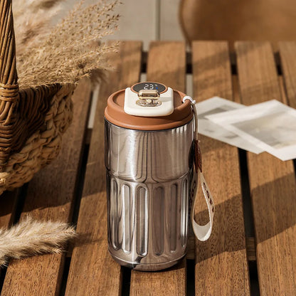 Smart LED Thermos Tumbler with Temperature Display