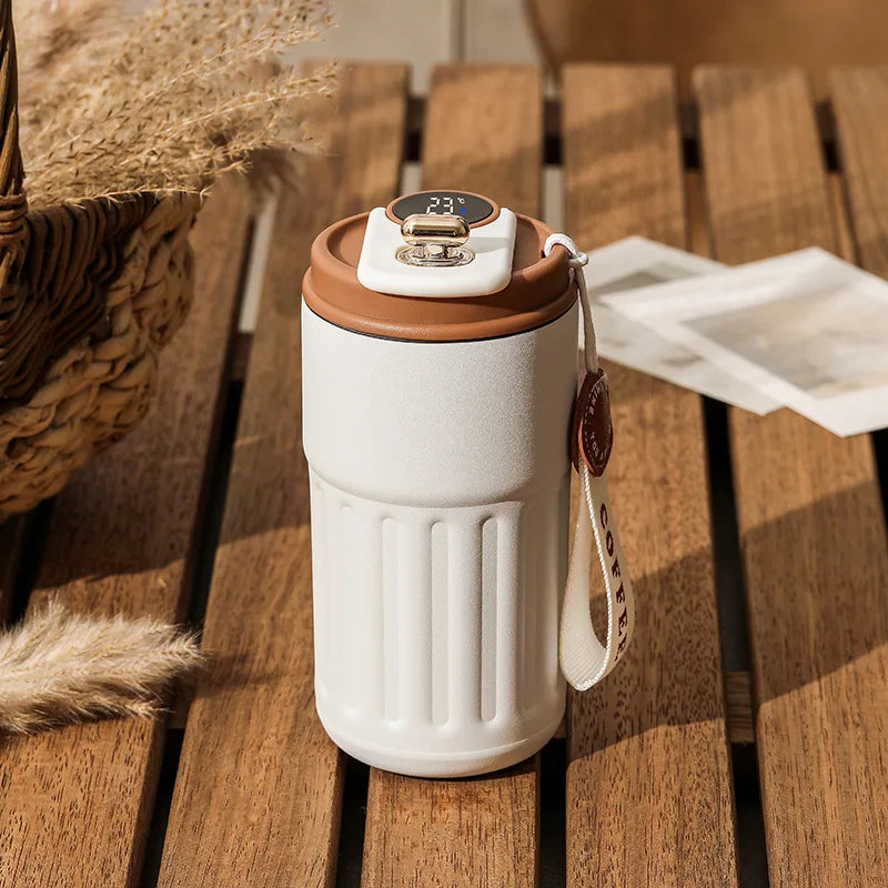 Smart LED Thermos Tumbler with Temperature Display