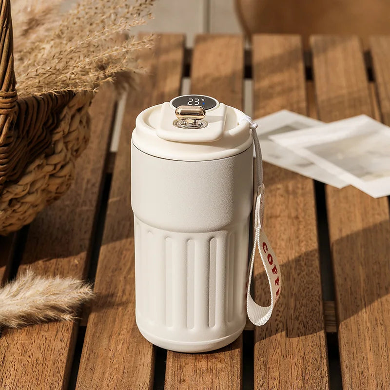 Smart LED Thermos Tumbler with Temperature Display