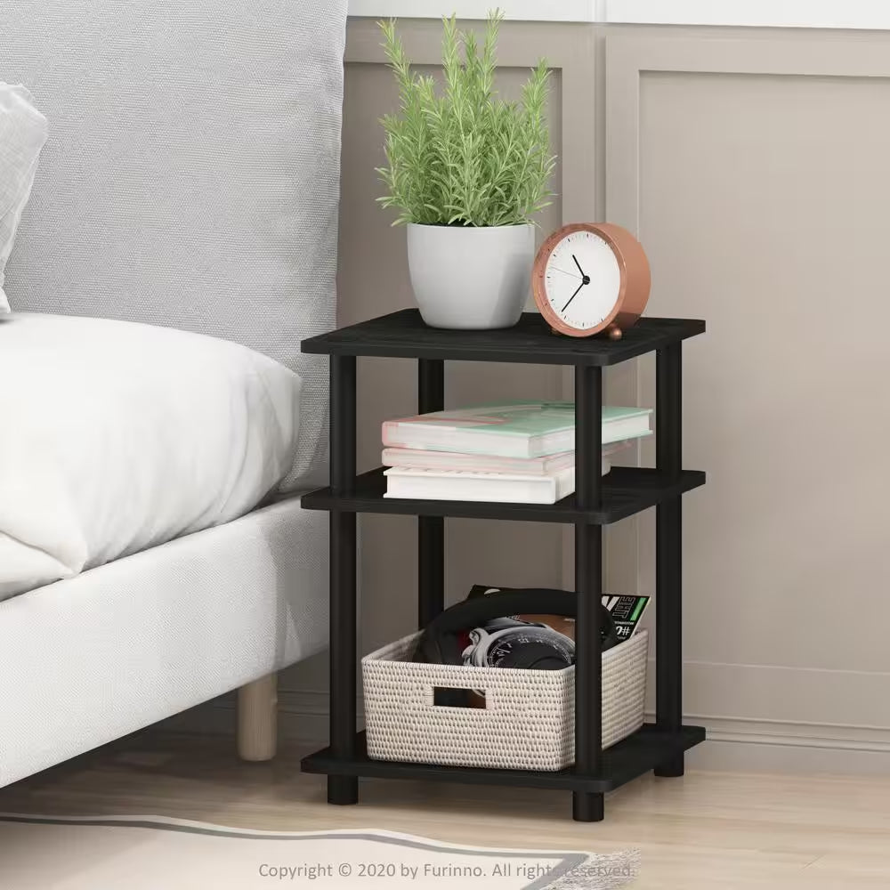 Black Wood Multipurpose Shelf