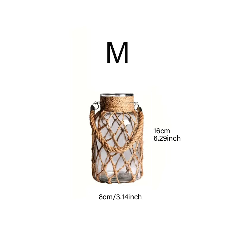 Bohemian Handwoven Glass Vase